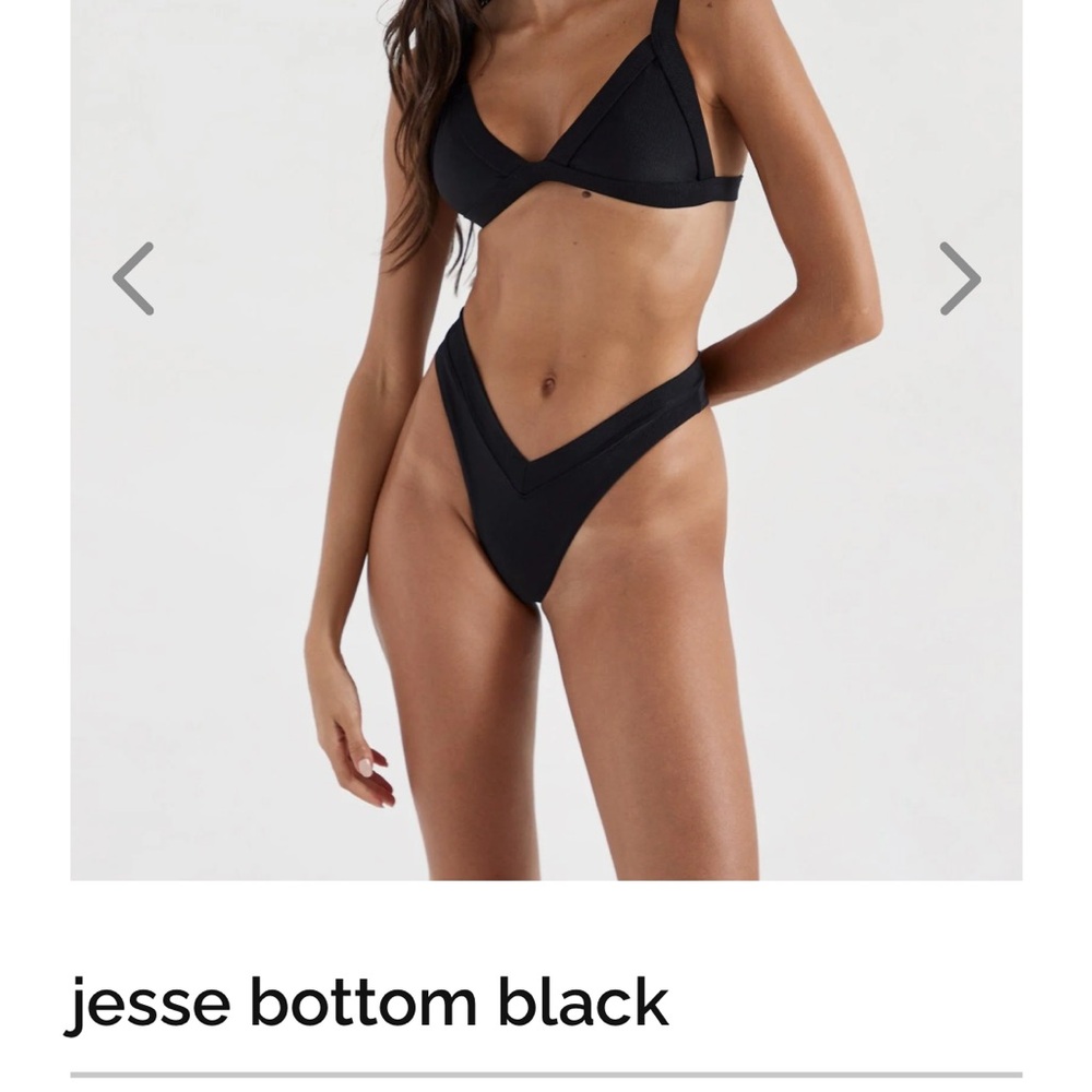 ONEONE Jesse bikini bottom in Onyx